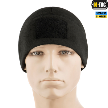 Шапка M-TAC Watch Cap Elite Фліс (270Г/М2) з липучкою Black Size XL