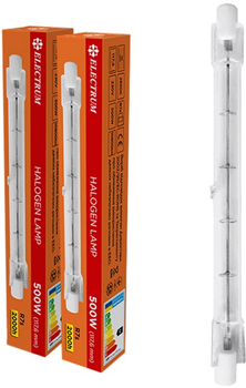 Галогенная линейная лампа ELECTRUM 117.6 mm 500W R7s (A-HL-0060-2) 2 шт