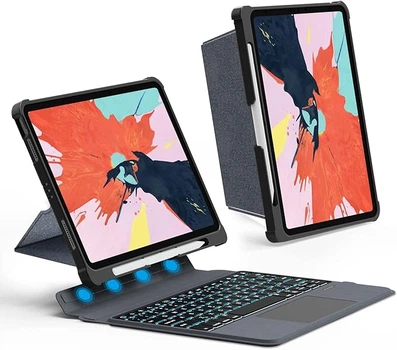 Чехол-клавиатура 11" HUOBAO Keyboard Case for iPad Pro Black Б/В g2