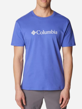 Футболка бавовняна чоловіча Columbia CSC BASIC LOGO™ S Блакитна (195978521753)