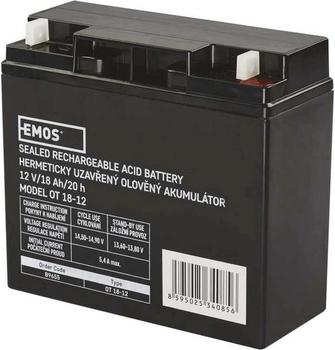 Акумуляторна батарея для ДБЖ Emos B9655 12V 18AH L1 AGM B9655