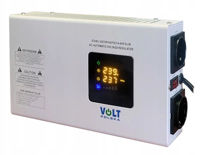 Стабілізатор напруги Volt Polska AVR 2000VA SLIM 5AVRZS2000 2000 Вт