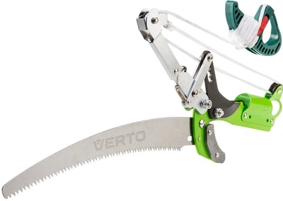 Verto Сучкоріз висотний з ножівкою, контактний, храповий механізм, d 30мм (сумісний зі штангою телескопічною 15g261