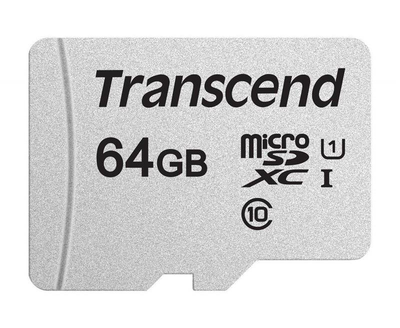 Transcend Карта пам'яті microSD 64GB C10 UHS-I R100/W20MB/s