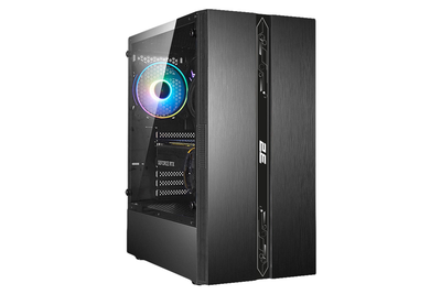 2E Gaming Корпус Runa G2107 без БЖ 1xUSB3.0, 2xUSB2.0, 1x120мм ARGB, VGA 325мм, LCS ready, TG Side Panel, ATX, чорний