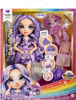 Лялька з аксесуарами Rainbow High Сlassic Fashion Doll Violet Фіолетова (0035051120223)