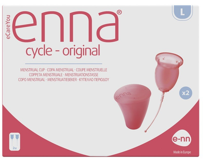 Менструальна чаша Enna Cycle Size L + Sterilizer 2 шт (8437015869544)