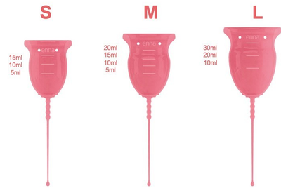 Менструальна чаша Enna Cycle Size L + Sterilizer 2 шт (8437015869544)