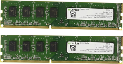 Pamięć RAM Mushkin DDR3-1333 16384MB PC3-10600 (Kit of 2x8192) Essentials (997017)