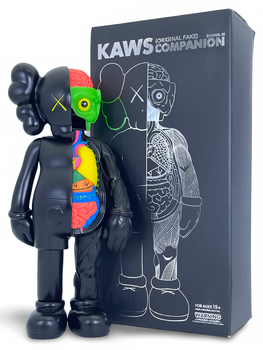 Статуэтка KAWS x Companion Flayed Open Edition x Black 400% 34 см Brian Donnelly Рыцарь