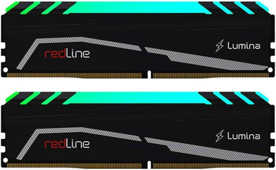 Оперативна пам'ять Mushkin DDR4-3600 16384MB PC4-28800 (Kit of 2x8192) Redline Lumina RGB Black (MLA4C360EKKT8GX2)