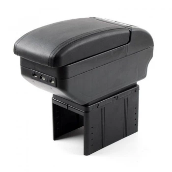 Підлокітник Універсальний Milex 135x320x150 мм 4 USB Чорний