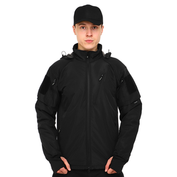 Куртка тактична SP-Sport Basic (поліамід, флісова підкладка, розмір 3XL, Чорний)