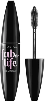 Тушь для ресниц Claresa Fab For Life XXL Объем Черная 10 г (5903819802658)