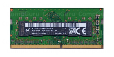 Оперативна пам'ять для ноутбука Micron DDR4 8GB 2400MHz SO-DIMM 1Rx8 PC4-2400T (MTA8ATF1G64HZ-2G3Н1R)