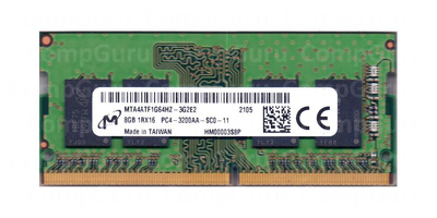 Оперативна пам'ять для ноутбука Micron DDR4 8GB 3200MHz SO-DIMM 1Rx16 PC4-3200AA (MTA4ATF1G64HZ-3G2Е2)