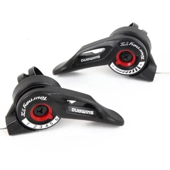 Манетки велосипедные Shimano SL-TZ500 Tourney 3/6 скоростей – фото