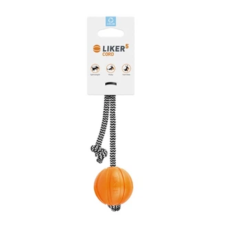 Игрушка для собак мячик на шнуре Collar Liker Cord 5 (диаметр 5см)