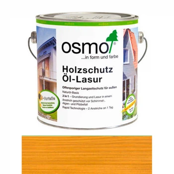 Защитное масло-лазурь Osmo Holzschutz-Lasur 700 сосна прозрачное шелковисто-матовое