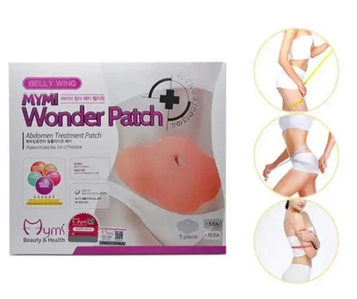 Пластир для схуднення MyMi Wonder Patch жироспалювальний для живота 31 х 19.5 см (345)