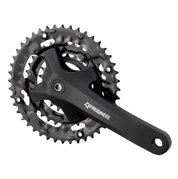 Шатуни PROWHEEL MPE-401P, під квадрат, 170мм, 22-32-42Т, з захистом, чорний