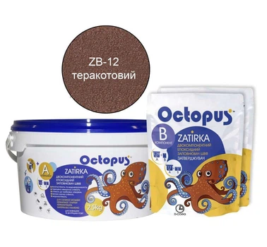 Затирка для плитки Octopus Zatirka эпоксидная 2,5 кг Терракотовый (ZB-12)