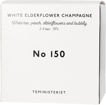 Білий чай Teministeriet Collection 150 White Elderflower Champagne в упаковці 50 г (7340023000193)