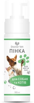 Пенка Doctor Vet для мытья лап для собак и кошек 180 мл (4820276193642)