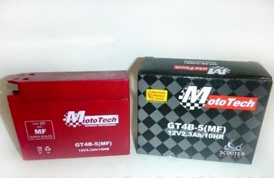 Аккумулятор GEL MotoTech YAMAHA/SUZUKI GT4B-5