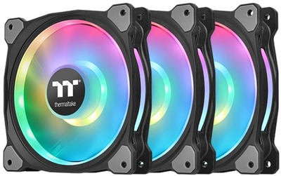 Набір вентиляторів Thermaltake Riing Duo 12 RGB Radiator Fan TT Premium Edition Black (4711246873513)