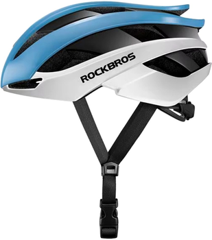 Kask rowerowy Rockbros niebiesko-biały M (7016802869205)