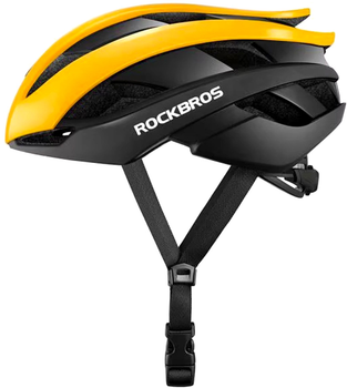 Kask rowerowy Rockbros żółto-czarny L (7016802869236)