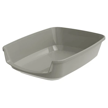 Туалет для кошенят Moderna Maryloo Small 37х27х9см теплий сірий (BX00330)