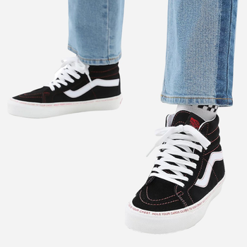 Tenisówki damskie materiałowe za kostkę Vans Ua Sk8-Hi VN0A5KRTBM81 38.5 (5.5UK) 24.5 cm Czarne (196571310089)