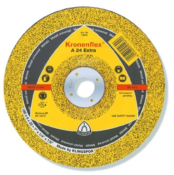 Круг зачистный по металлу 180х6,0x22,23мм, А24EX, Klingspor