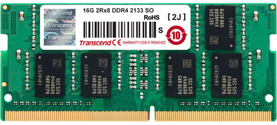 Оперативна пам'ять Transcend SO-DIMM DDR4-2133 16384MB PC4-17000 (760557833291)