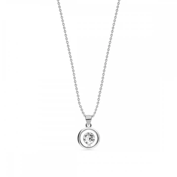 Срібний кулон Spark зі Swarovski Punct NC1088SS18C