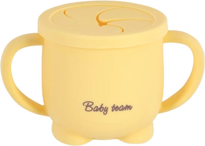 Поильник Baby Team Силиконовый с трубочкой 3 в 1 150 мл (5100)