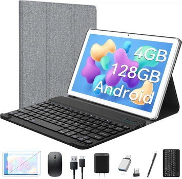 Планшет 10.1" Feonal K110 4+4/128Gb 8 ядер Android 12 7000 mAh Серый (102062909)