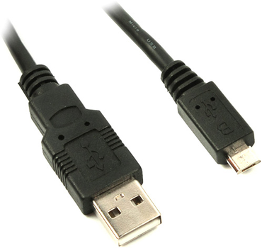 Кабель Viewcon USB - microUSB 1.5 м Black (VW009)
