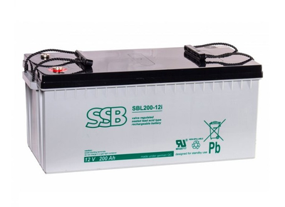 Акумулятор SSB SBL 200 AGM 12i 12v 200Ач (Білий) АКБ