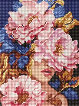 Алмазная мозаика Цветочное очарование ©victoria_art___ 30x40 AMO8019 Идейка