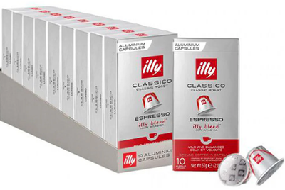 Ящик кави в капсулах Nespresso ILLY Classico Espresso 100 капсул