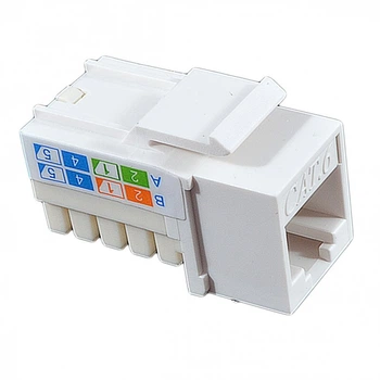 Модуль EPNew RJ45, Keystone, UTP, cat.6, 110, W - 16.6 мм, 6KTVM-U0WH