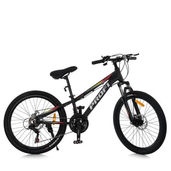Велосипед двухколесный подростковый PROFI &nbsp;26" Черный MTB2601-2