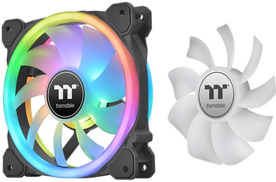 Zestaw wentylatorów Thermaltake SWAFAN 14 RGB Radiator Fan TT Premium Edition Black (4713227534239)