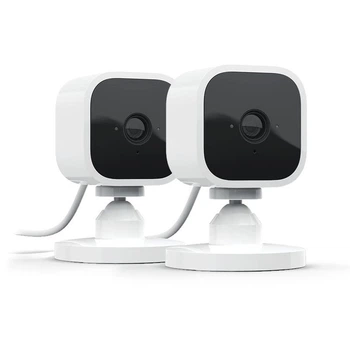 IP камера Amazon Blink Mini 1080P HD Indoor Smart Security (2 Cameras) (B07X7CQBJP) white