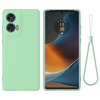 Силиконовый (TPU) чехол Deexe Silicone Case для Motorola Edge 50 Fusion - Green