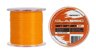 Лісочка тонуча з силіконовим покриттям Brain Classic Carp Line 600м 0,25мм
