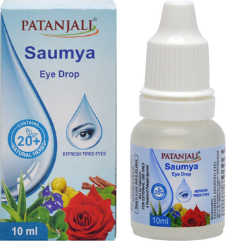 Упаковка капель для глаз Patanjali Ayurved Сомья 10 мл х 2 шт (8904109449604_2)